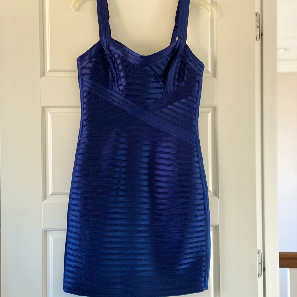 Deep blue navy dress by BCBGmaxAzria